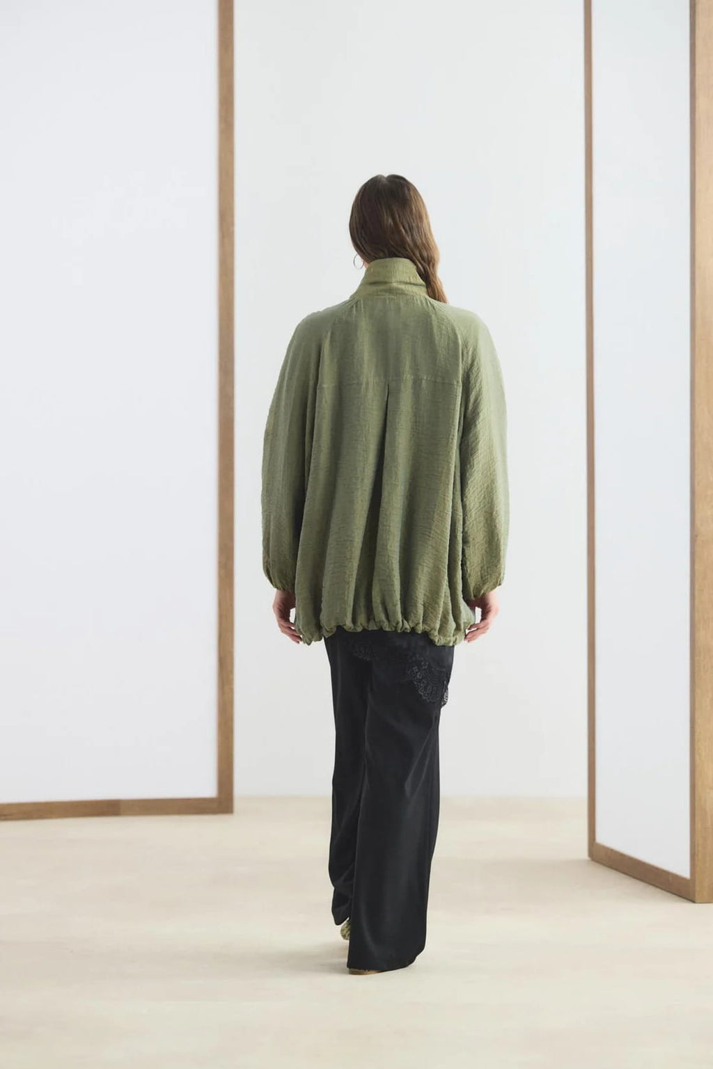 Olive Bomber Jacket
