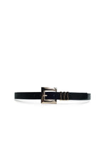 Black Gold Buckle Belt