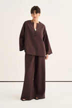 Brown Organic Cotton Suit