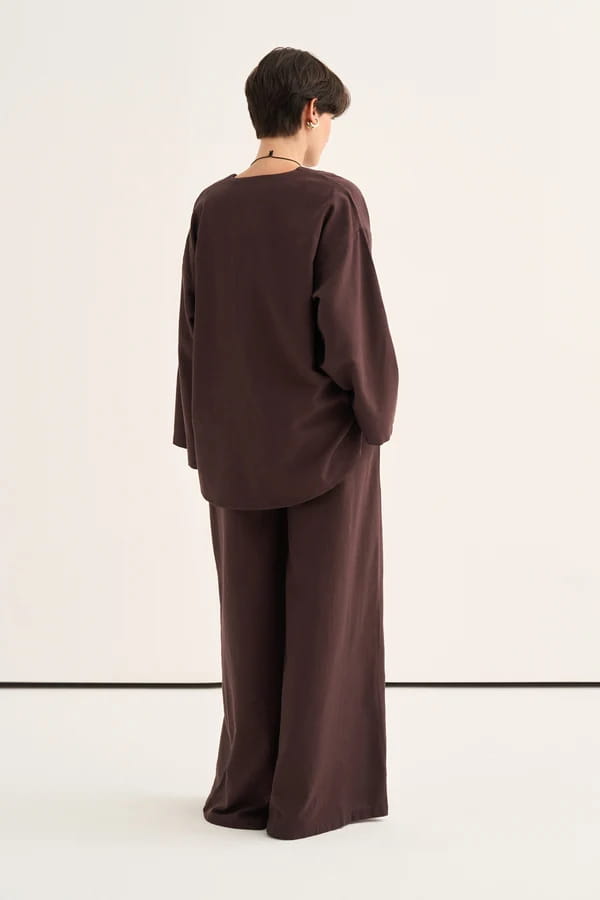Brown Organic Cotton Suit