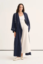 Navy Organic Cotton Abaya