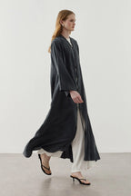 Black Wide Brim Kimono