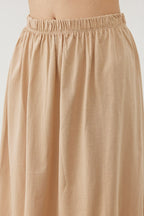 Beige skirt lining