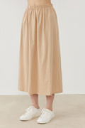 Beige skirt lining