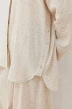 Natural hemp sile suit