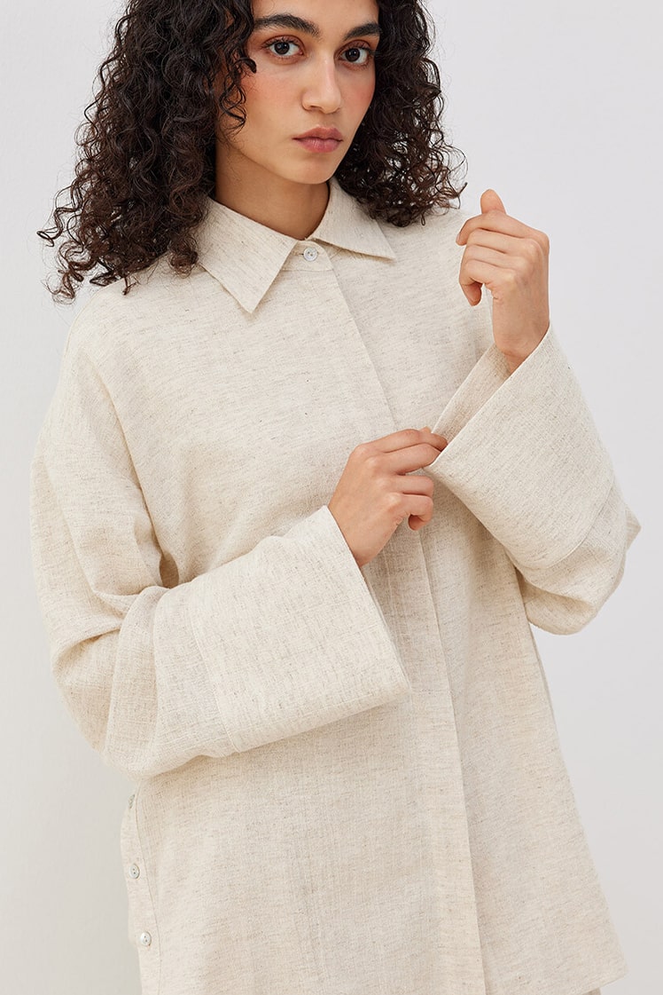 Natural hemp sile suit