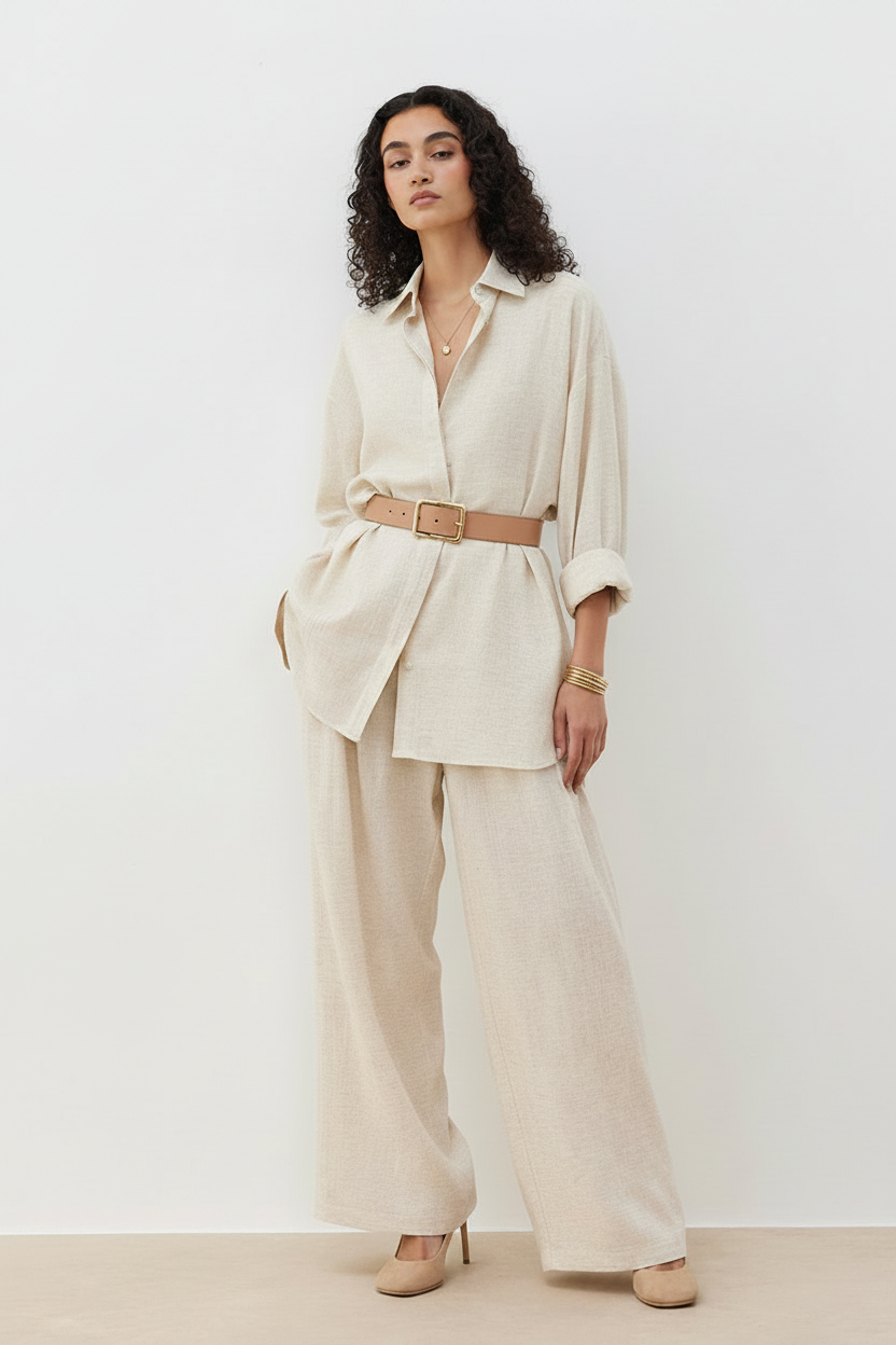 Natural hemp sile suit