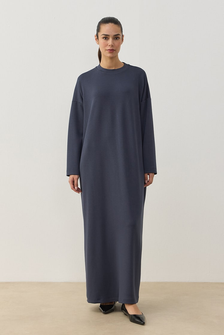 Modal Soft Dress Smoke