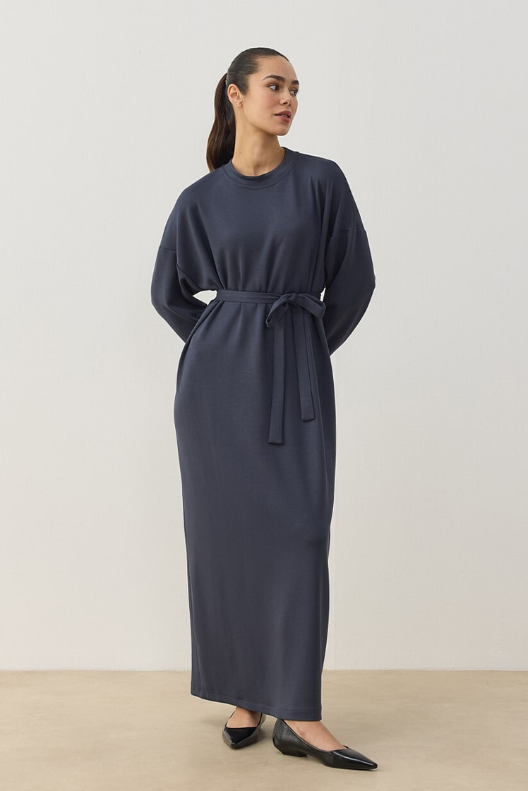 Modal Soft Dress Smoke