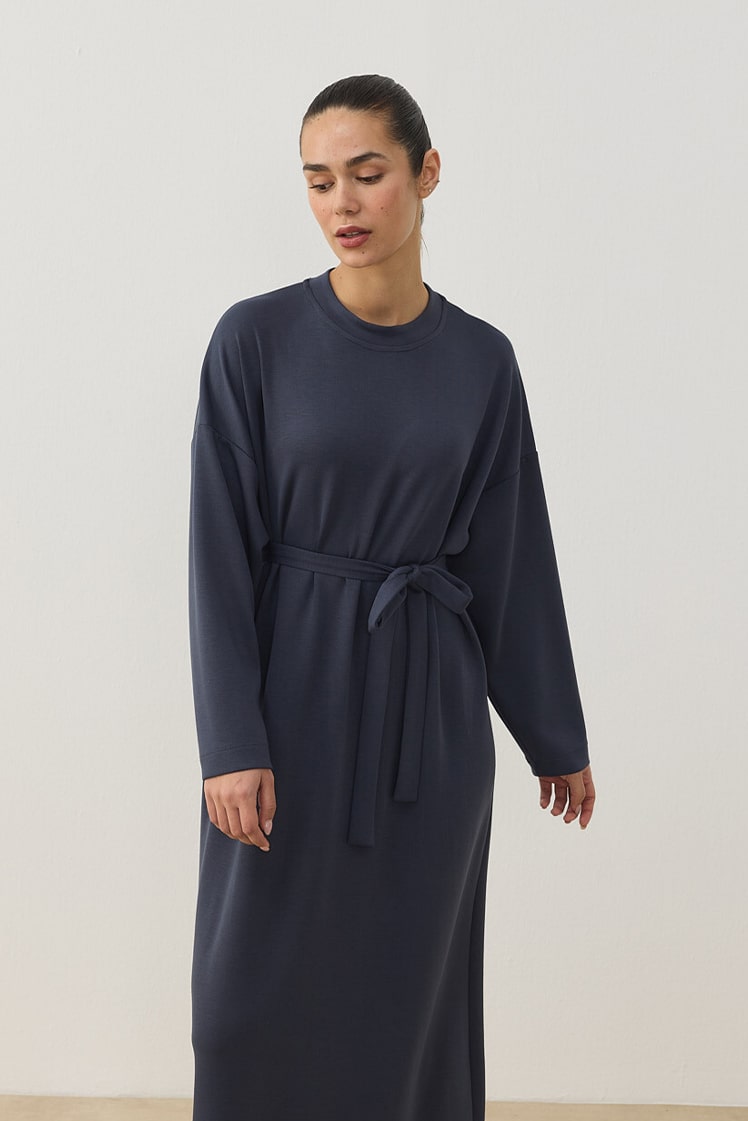 Modal Soft Dress Smoke