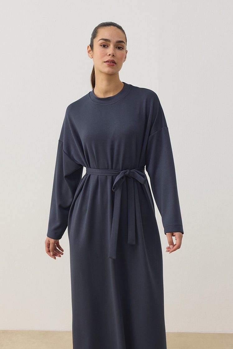 Modal Soft Dress Smoke