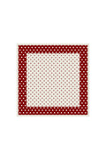 Red Polka Dot Modal Foulard