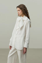White Belted Shirt