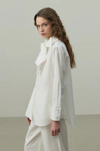White Belted Shirt