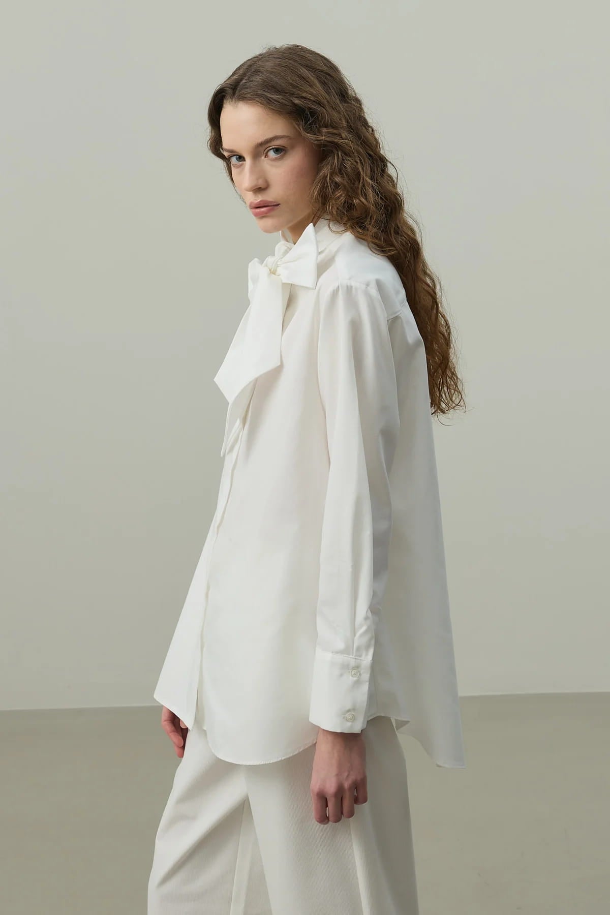 White Belted Shirt