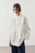 Ecru Embroidered Shirt
