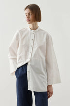 Ecru Embroidered Shirt