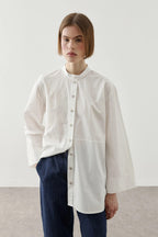 Ecru Embroidered Shirt