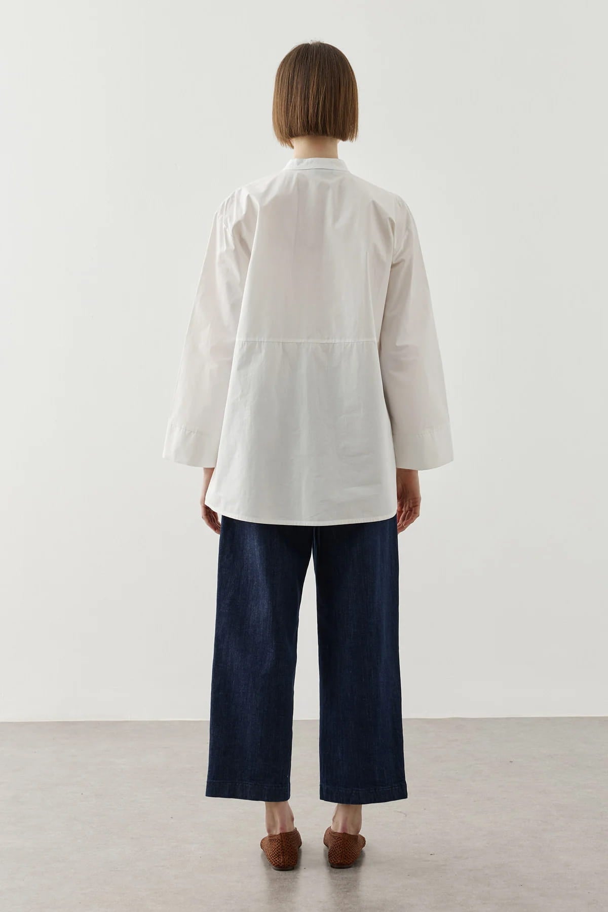 Ecru Embroidered Shirt