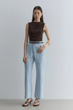 Straight cut jeans light blue
