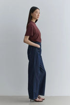 Straight cut jeans navy blue