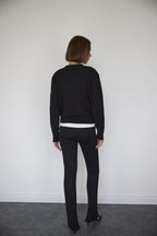 Black ester knit sweater