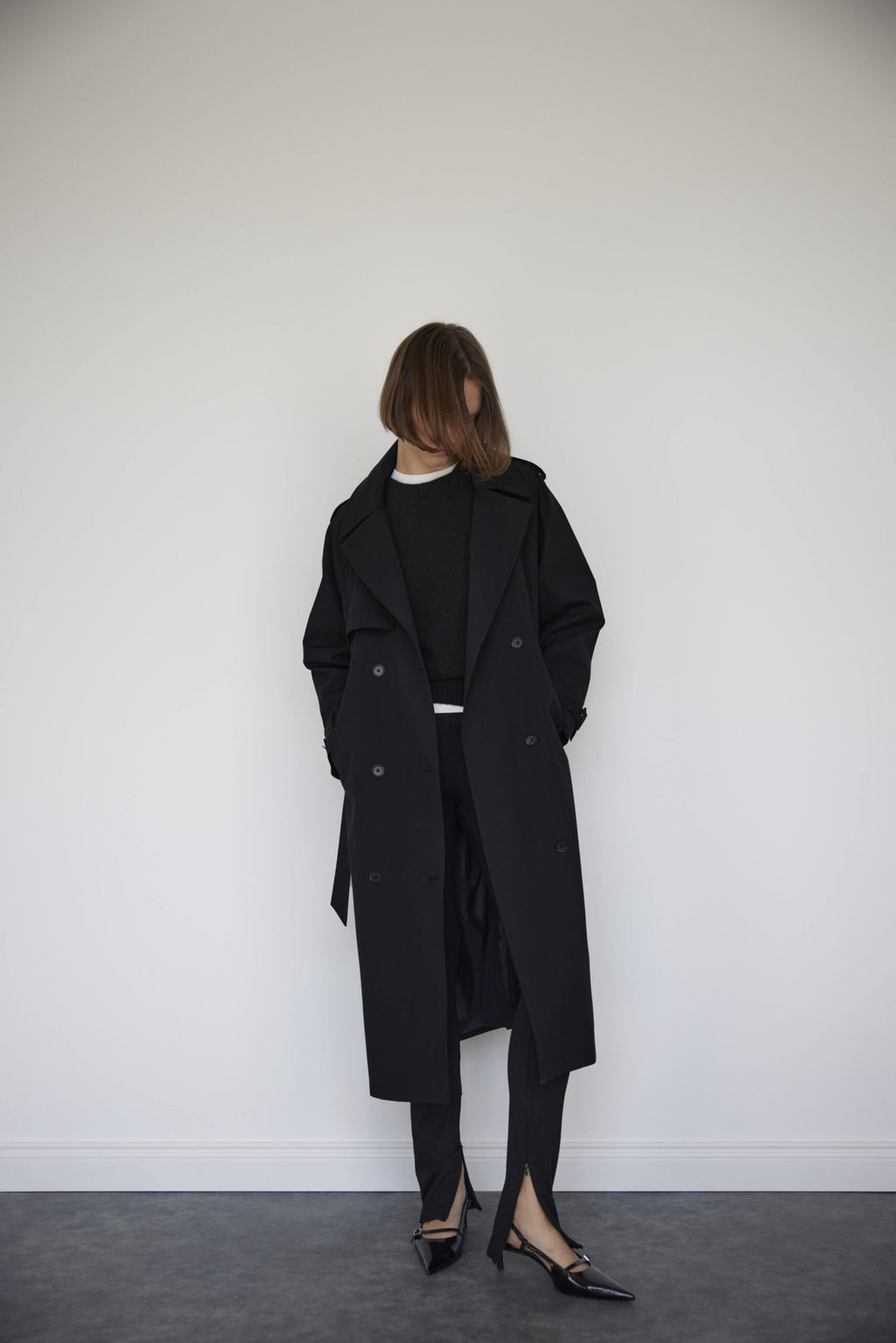Black ester knit sweater