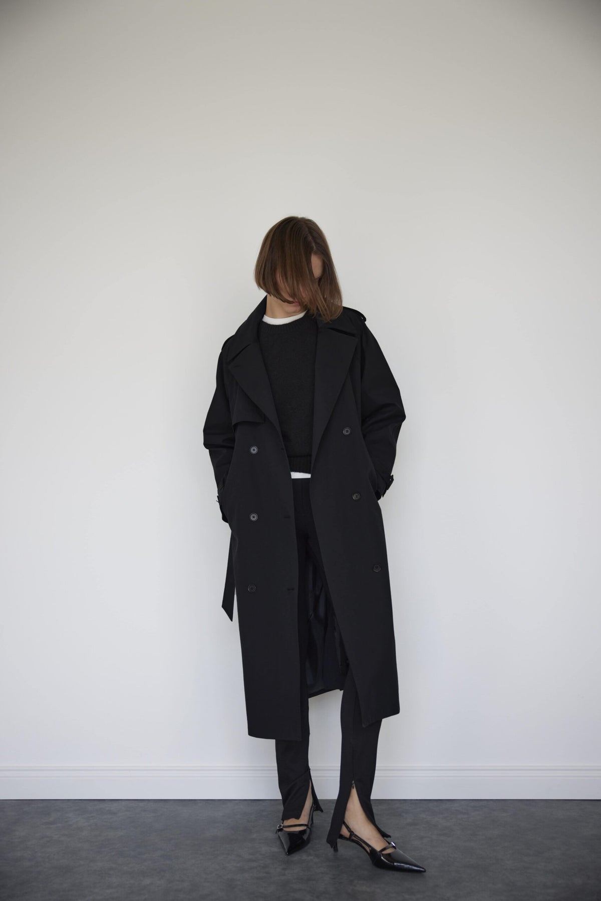 Black ester knit sweater