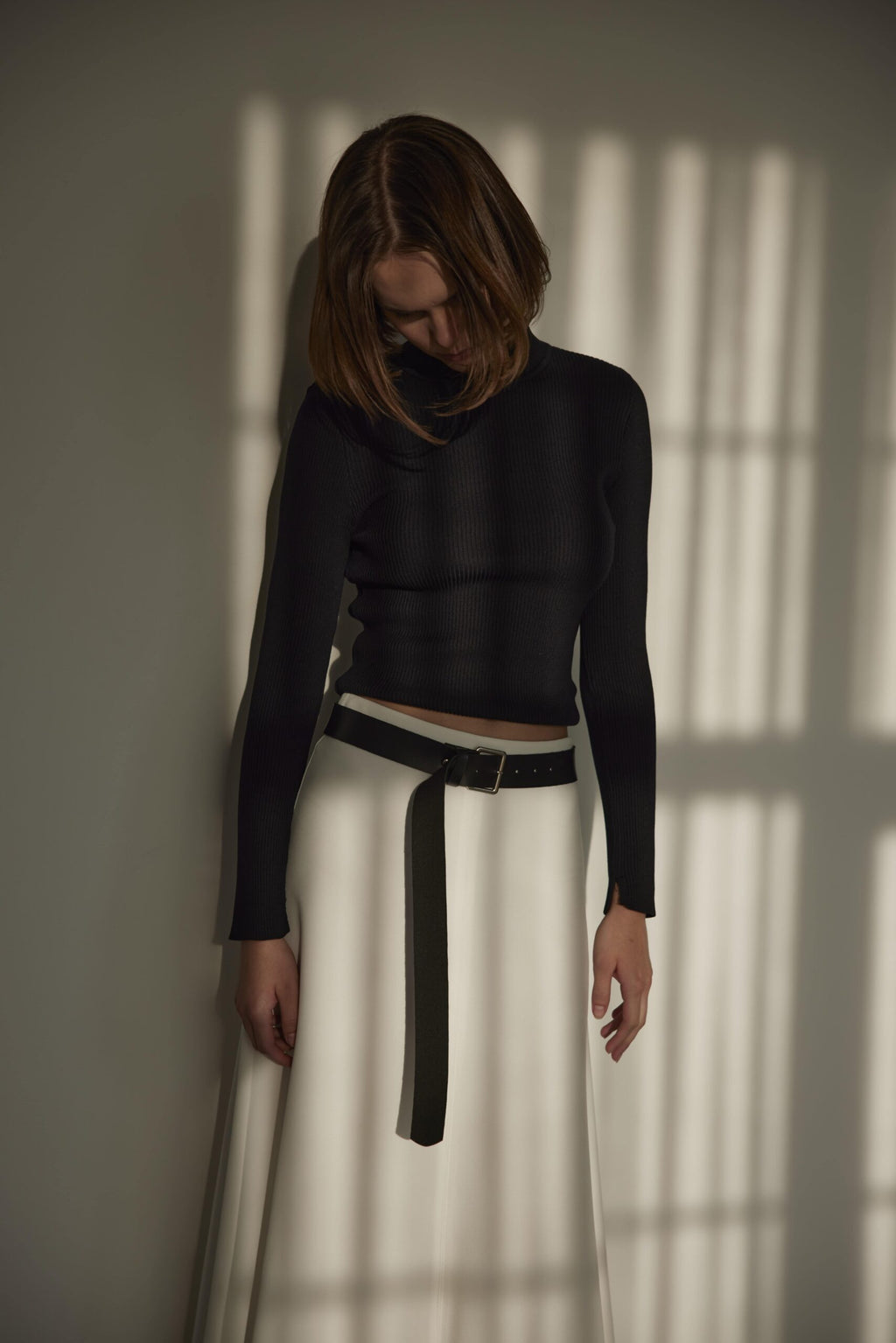 Black rozie crop wool jacket