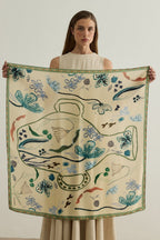 Yellow Vase Modal Scarf