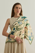 Yellow Vase Modal Scarf