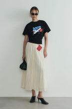 Black jetlag oversize t-shirt
