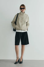 Stone cavie bomber jacket