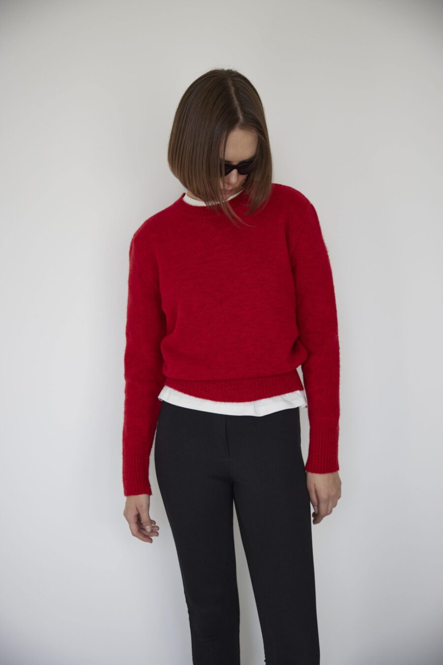 suud2251-min Red ester knit sweater
