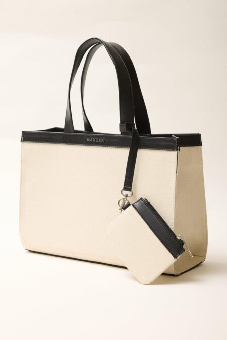 Canvas large city bag natural