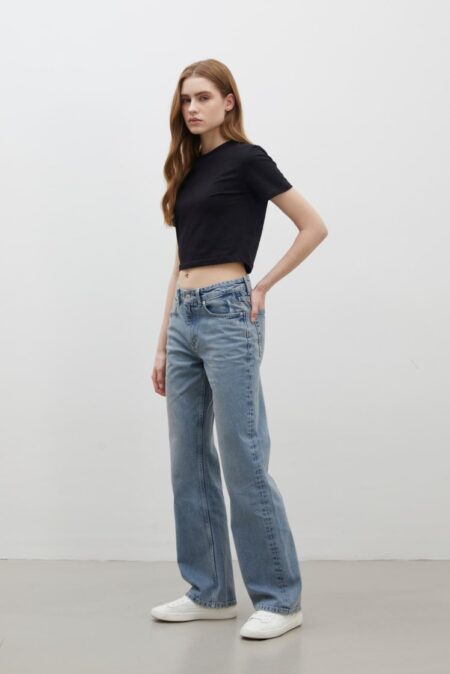 1975 mid-rise jeans blue