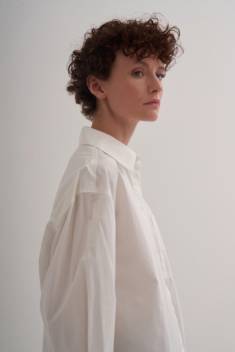 oversize-cotton-shirt-ecru-KanStore Oversize cotton shirt ecru