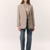 stone-blazer-jacket-women-lebanon-kanstore Classic closed blazer jacket stone