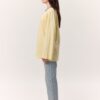 Wide sleeve oversize t-shirt yellow