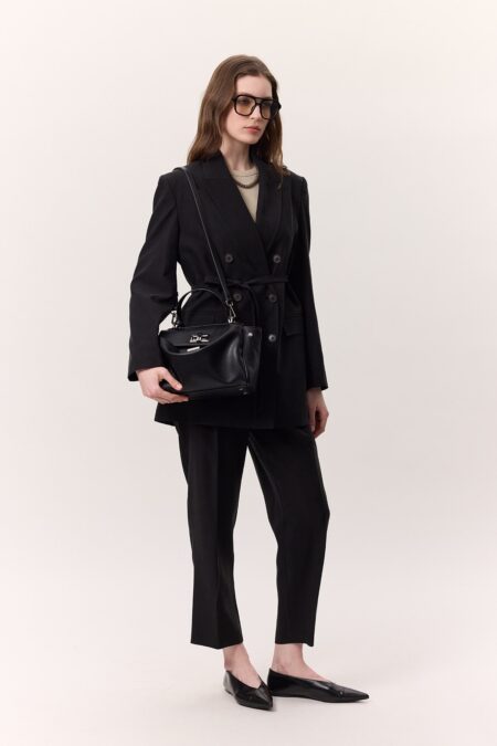 Tencel black suit