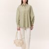 Wide sleeve detailed shirt cagla