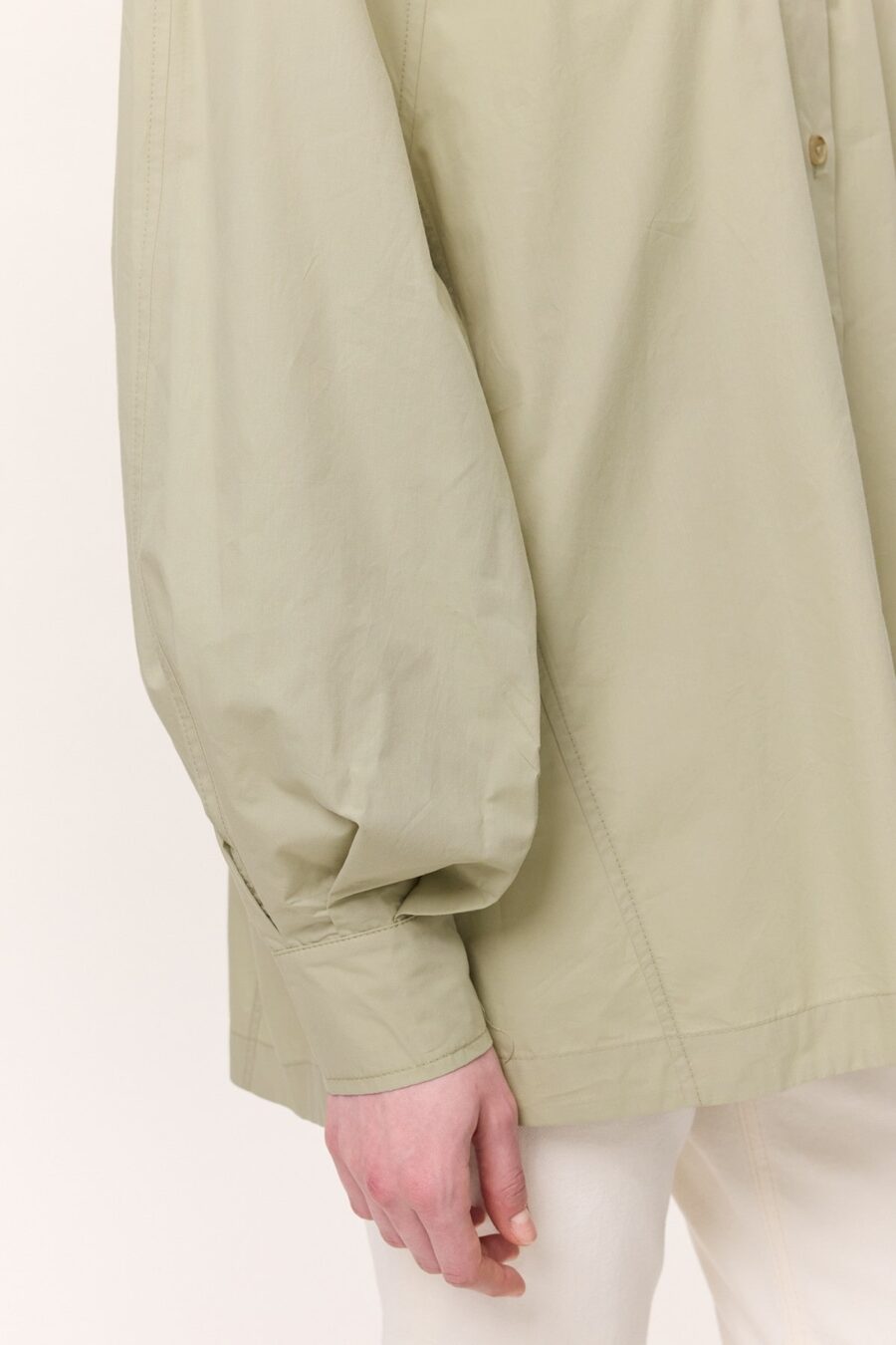 Wide sleeve detailed shirt cagla