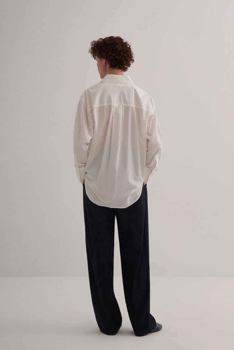 oversize-cotton-shirt-ecru-KanStore Oversize cotton shirt ecru