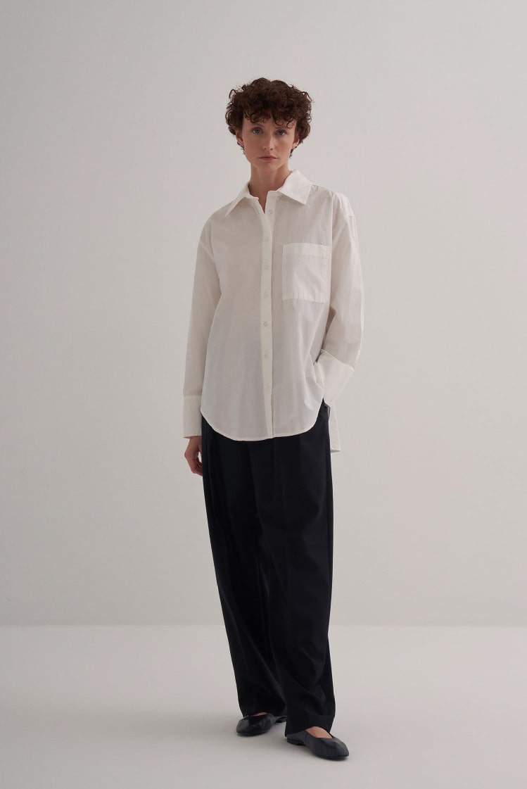 oversize-cotton-shirt-ecru-KanStore Oversize cotton shirt ecru