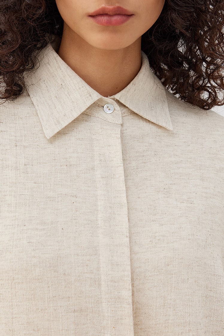 Natural hemp sile suit