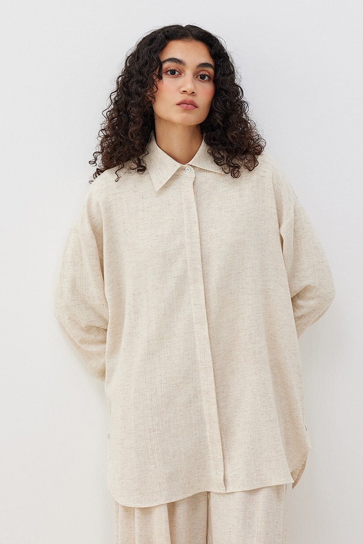 Natural hemp sile suit