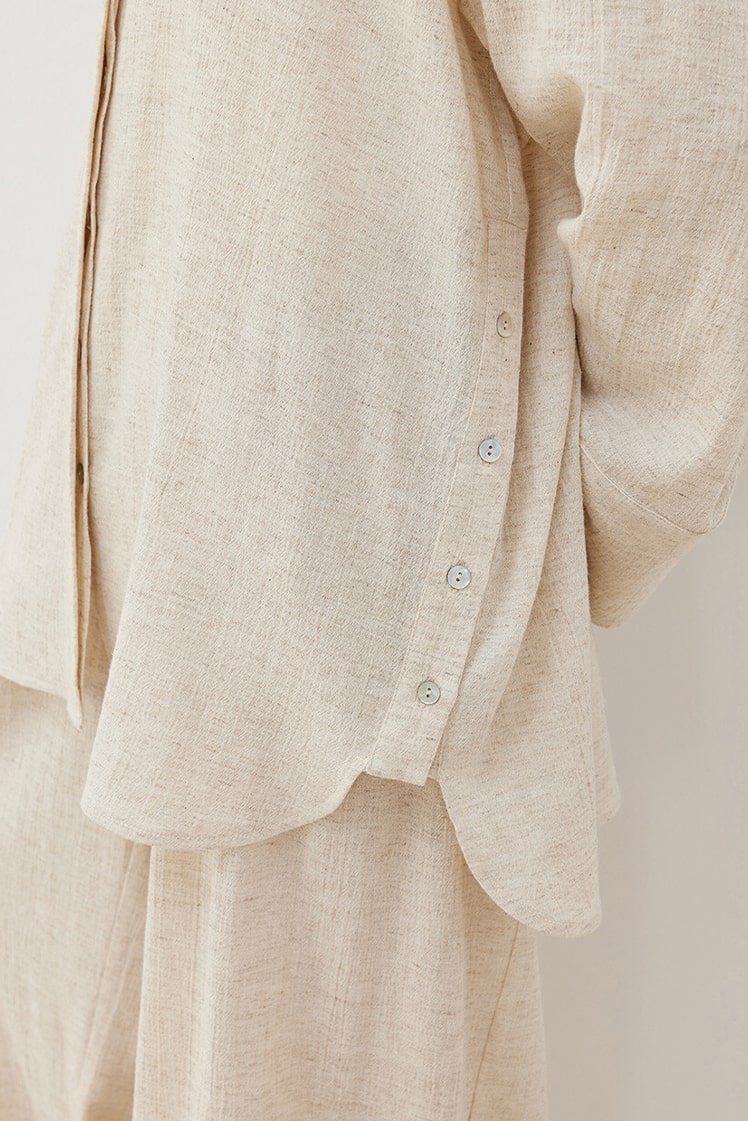 Natural hemp sile suit