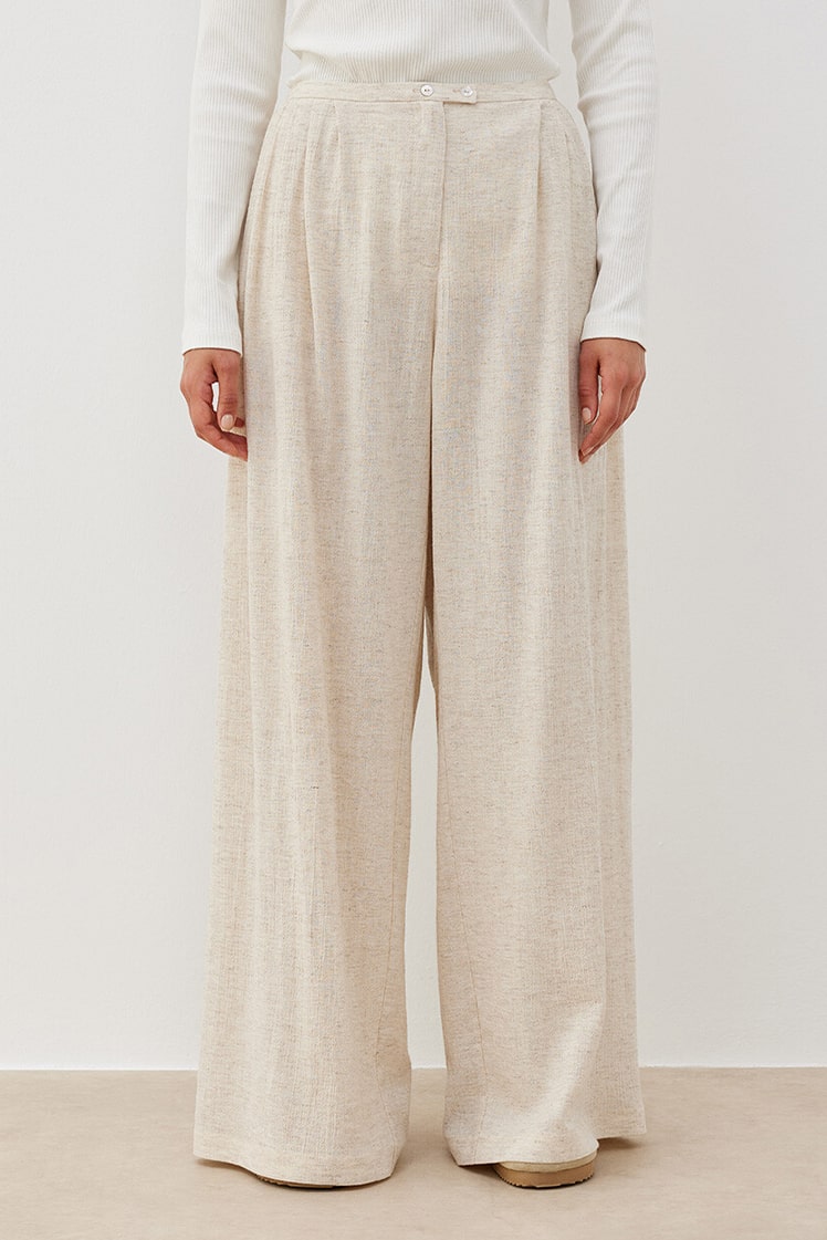 Natural hemp sile suit