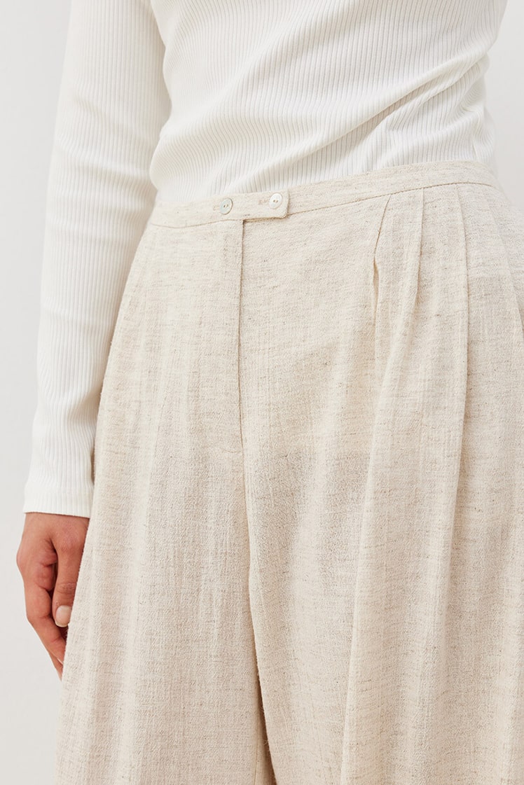 Natural hemp sile suit