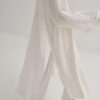 linen-kimono-women-lebanon-KanStore Linen scallop detailed kimono ecru